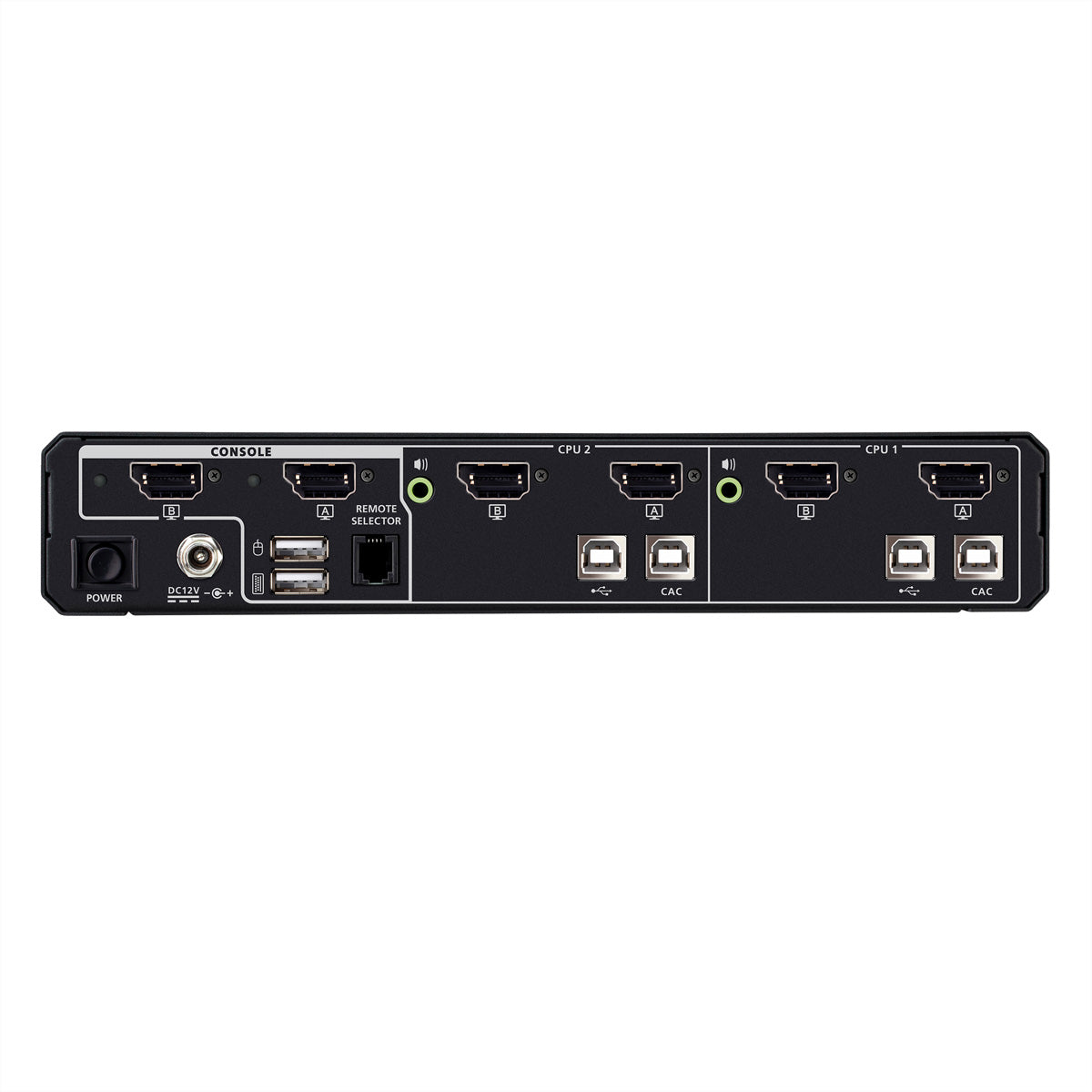 ATEN CS1142DPH4C KVM-Switch – USB, DP/HDMI, 2× USB-A, 2× USB-B, 5K, für 2 Computer