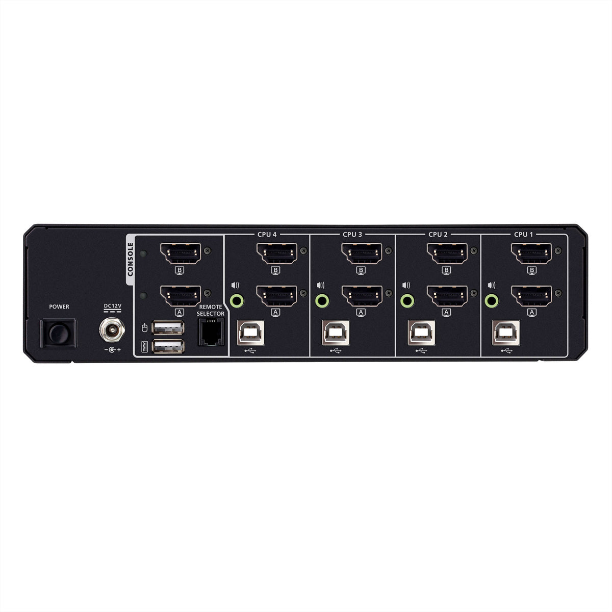 ATEN CS1144DPH4 – 4-Port DP/HDMI Sicherer KVM-Switch, Dual-View – 5K, NIAP/PP v4.0