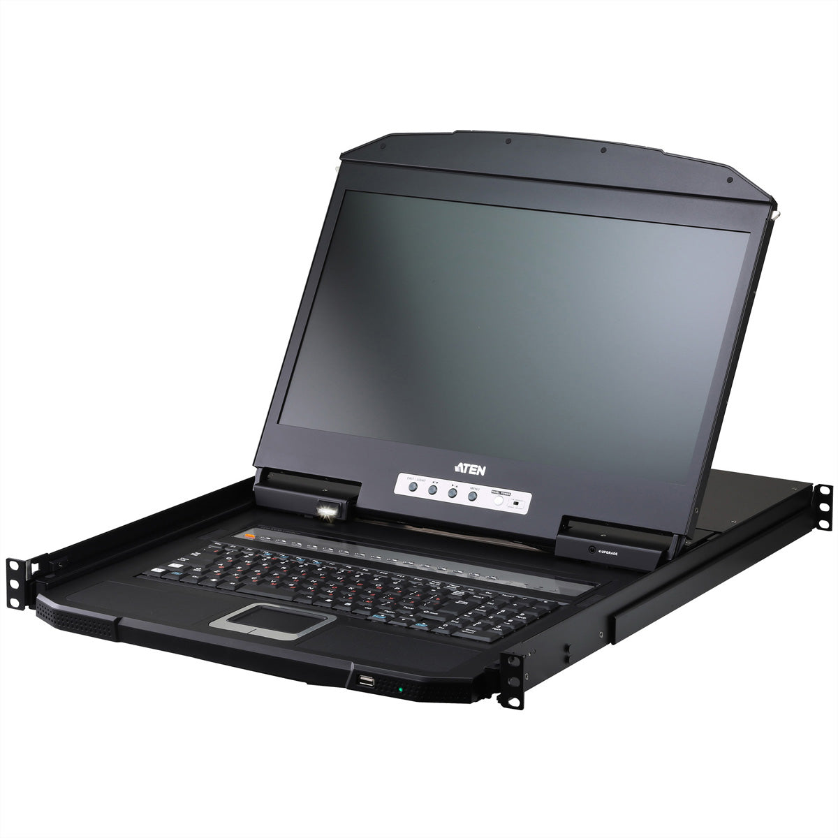 ATEN CL3716NX – 18,5" Rack-LCD-Konsole – 16-Port HDMI KVM, 1920 × 1080, USB, FR-Layout – 1U