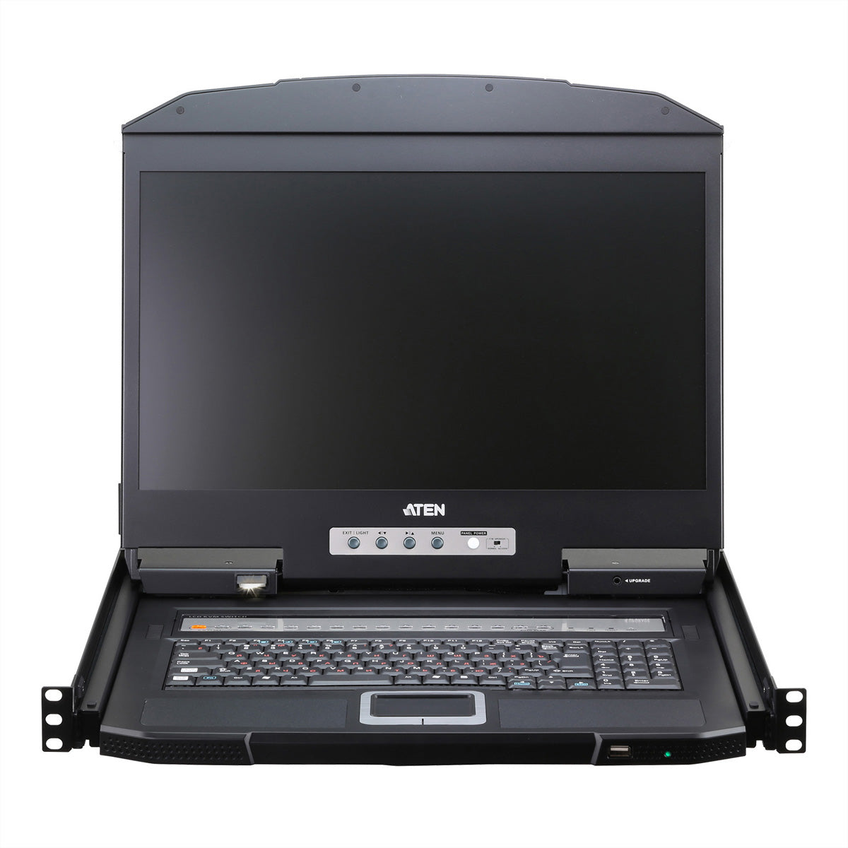 ATEN CL3716NX SP – 18,5" Rack-LCD-Konsole – 16-Port HDMI KVM, 1920 × 1080, ES-Layout – 1U