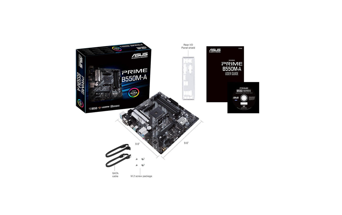 ASUS PRIME B550M-A – Mainboard – AM4, AMD B550, mATX, DDR4