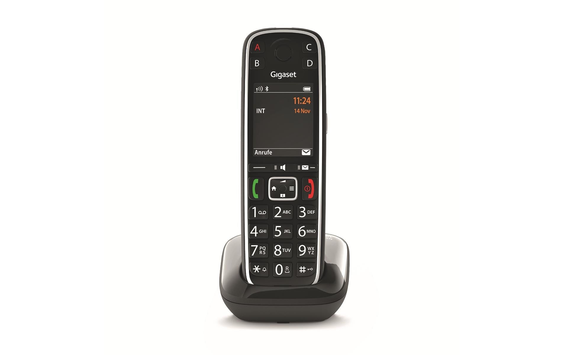 Gigaset E720 – Grosstastentelefon, Bluetooth, Schwarz