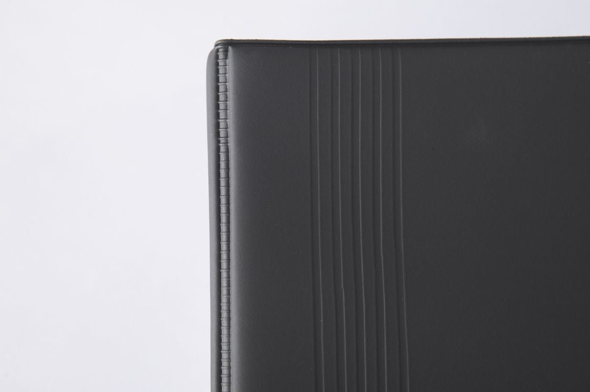 Sigel Visitenkartenbuch – Kunststoff, schwarz, 53 × 325 mm – für Visitenkarten