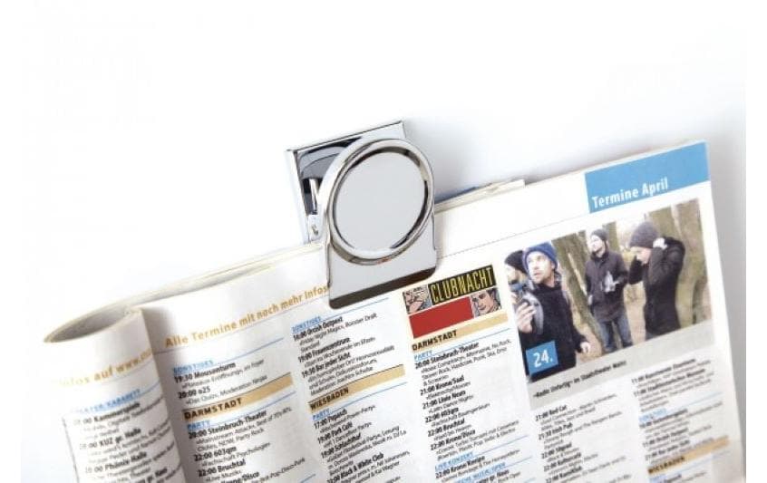 Magnetoplan Tafelmagnete – Ø 40 mm, 1 Stk., silber