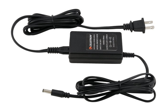 Celestron 18778 AC-Netzadapter 2,5 A – für Celestron LCM, NexStar SLT, SkyProdigy und andere – schwarz