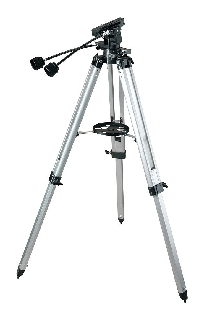 Celestron 93607 Stativ – Aluminium, 3-Bein, 2 Segmente – bis 114,3 cm – 1/4" – Schwarz/Silber
