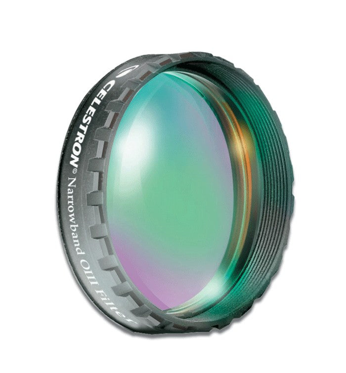Celestron 93623 Schmalbandfilter OIII – 1,25" (31,75 mm), Kunststoff, Grau