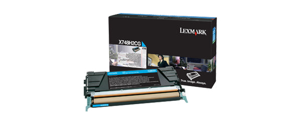 Lexmark Toner – cyan, 10000 Seiten