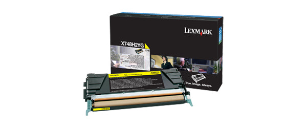 Lexmark Toner – Gelb, 10000 Seiten