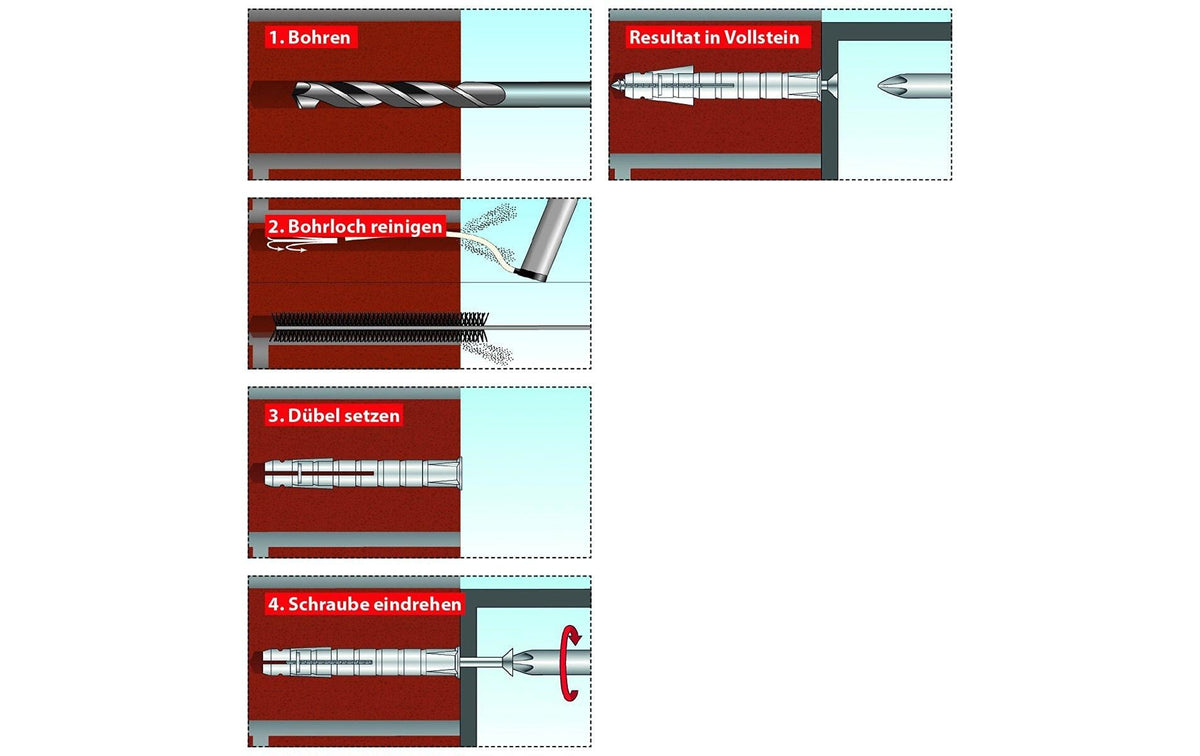 TOX Allzweck-Spreizdübel Altbaujoker – Ø 10 × 90 mm, Nylon