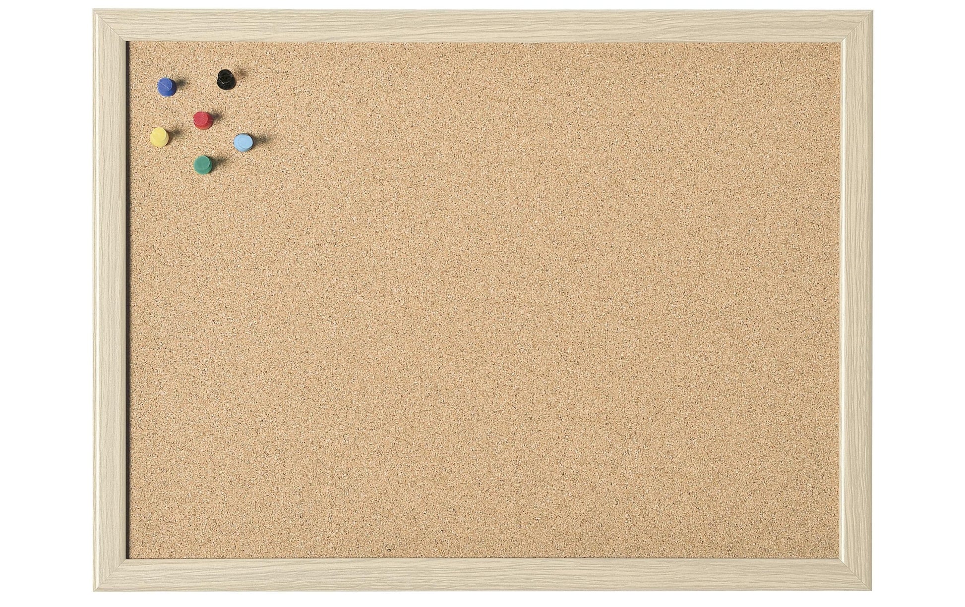 Magnetoplan Korktafel – 40 × 30 cm, 1 Stk. – braun, Holzrahmen
