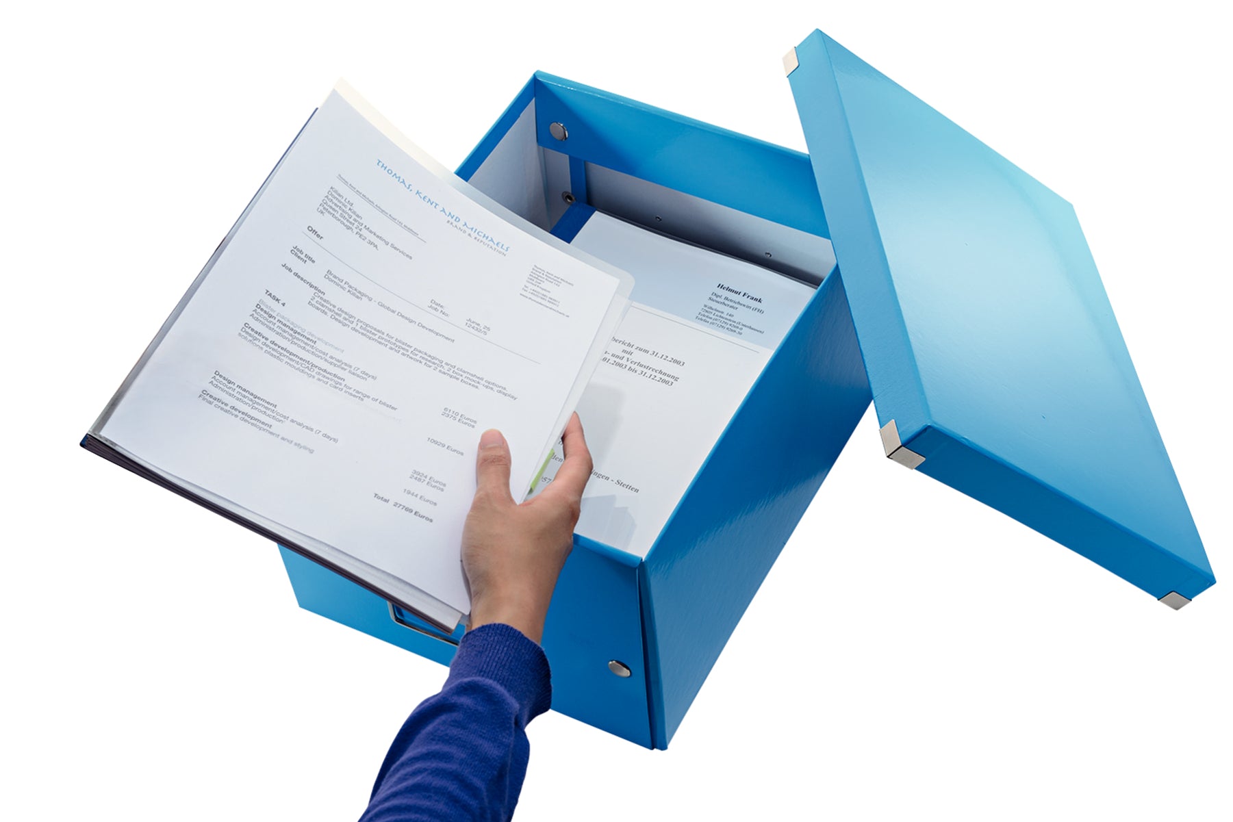Leitz Click&Store Aufbewahrungsbox – blau, MDF, Kunststoff (PP)
