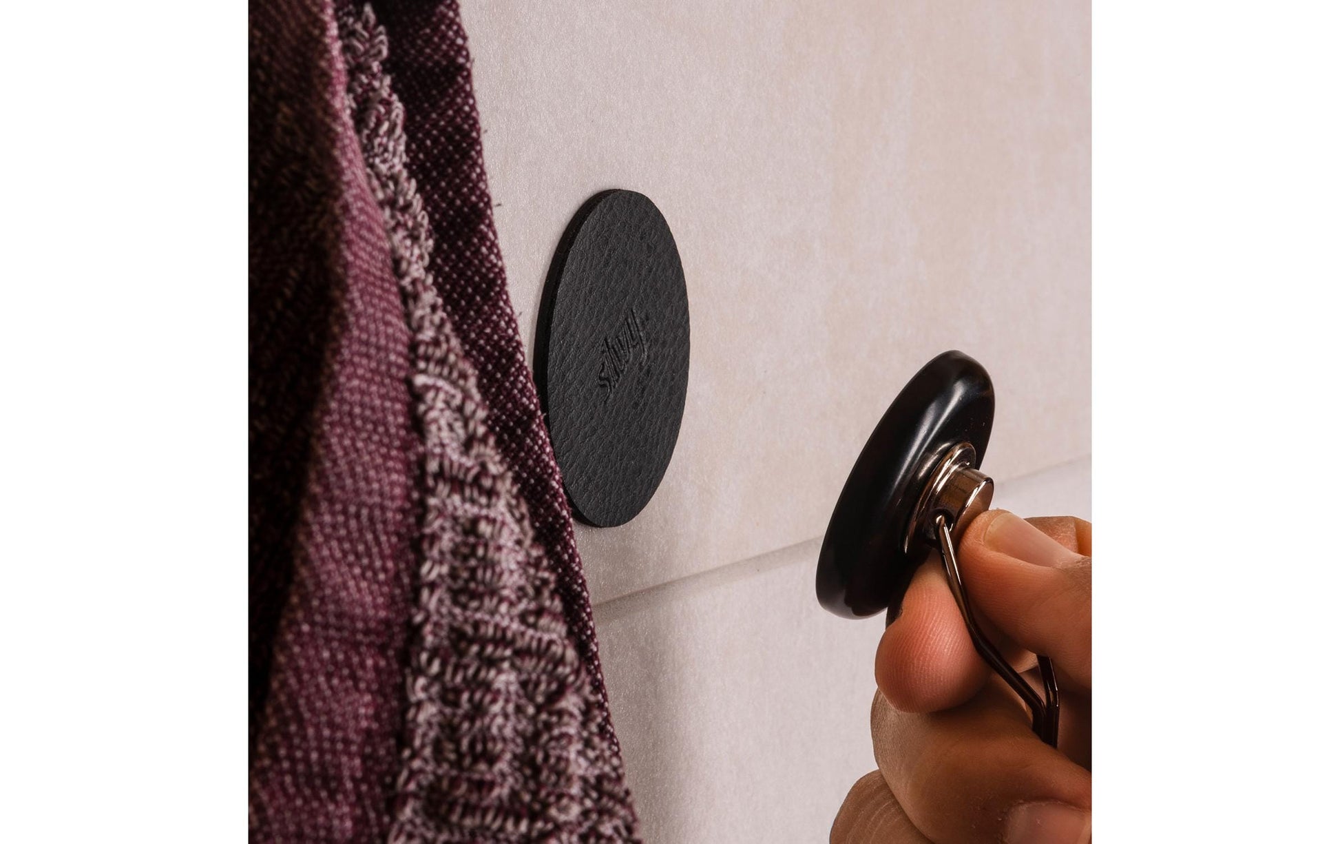 Silwy The One Haken – Magnet – Anthrazit (– 0,4 kg) – Ø 65 × 20 mm