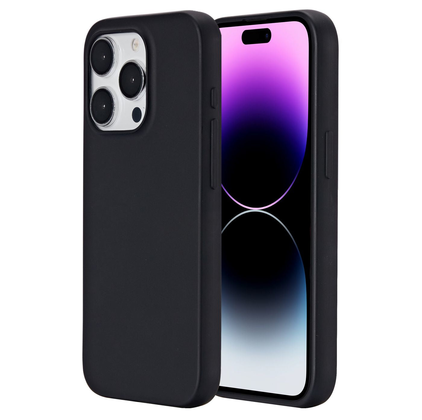 eSTUFF INFINITE (GRS) VIENNA Backcover – für Apple iPhone 15 Pro, TPU, Schwarz, GRS-zertifiziert, stossfest