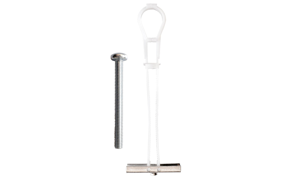 TOX Hohlraumklappdübel Spagat Plus M6 – Ø 6 × 60 mm, Metall, grau, 2 Stk., für Beton