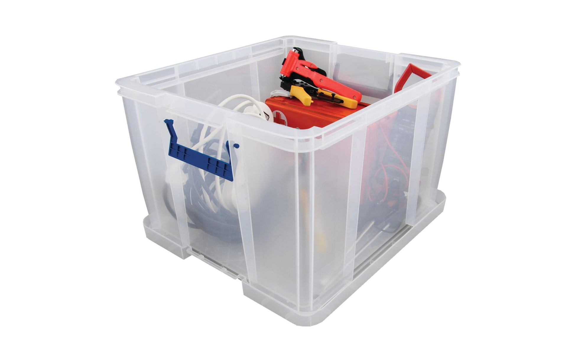 Fellowes Aufbewahrungsbox ProStore – 36 l, PP-Kunststoff, Transparent, 3er-Pack