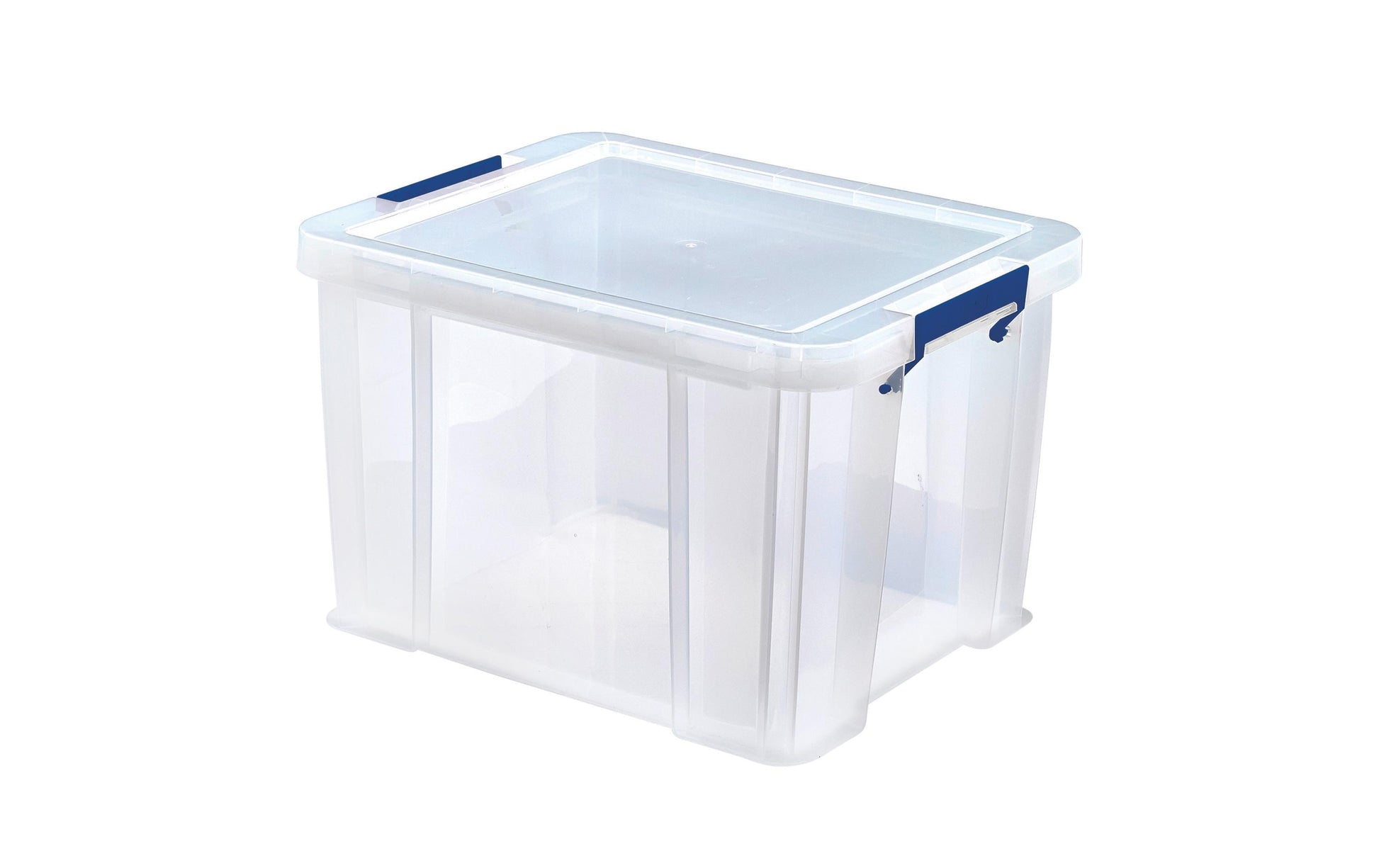 Fellowes Aufbewahrungsbox ProStore – 36 l, PP-Kunststoff, Transparent, 3er-Pack