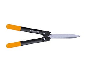 Fiskars HS72 – Getriebe-Heckenschere Schwertlänge 570 mm, Kunststoffgriff, antihaftbeschichtete Klinge, Orange