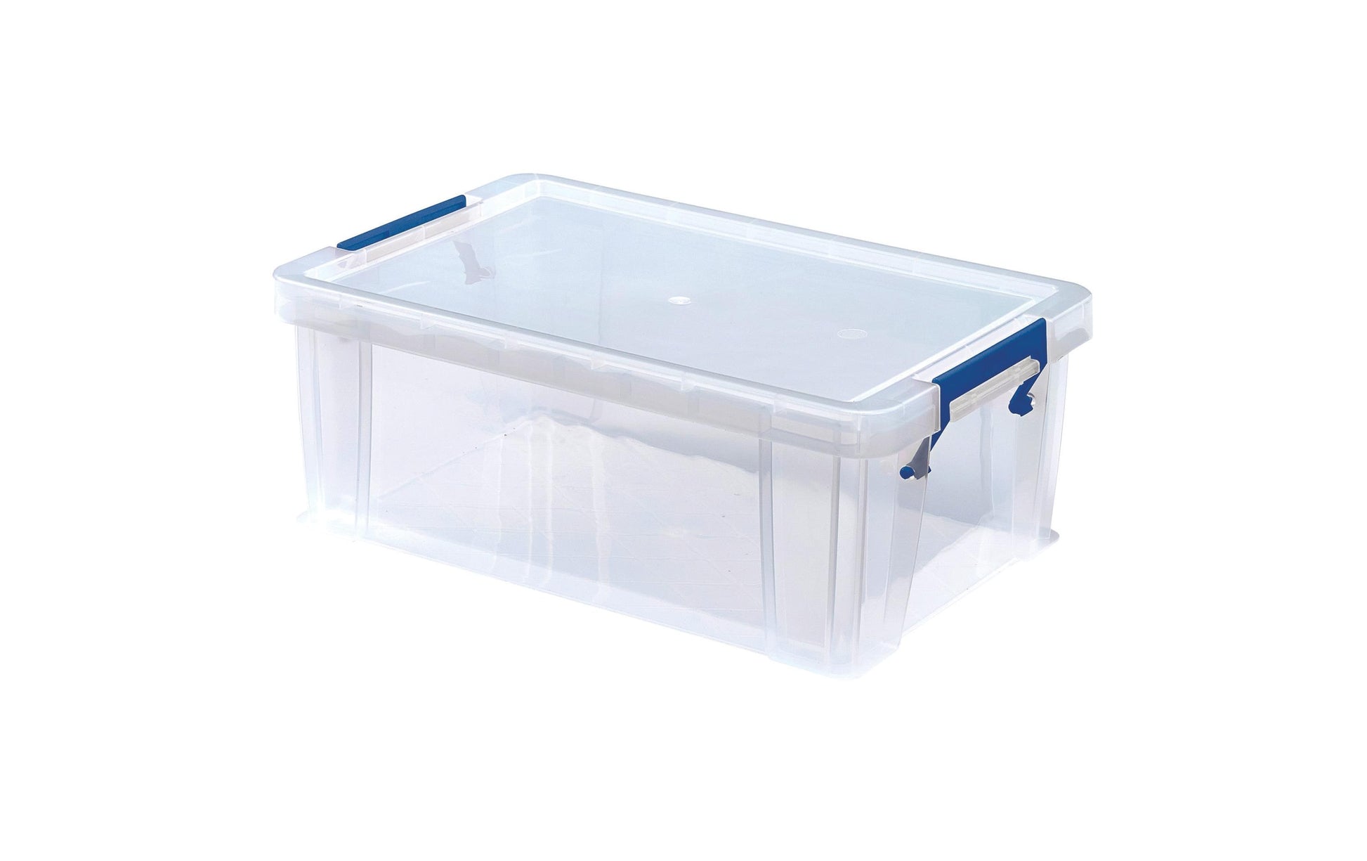 Fellowes ProStore Aufbewahrungsbox 10 L (mit Deckel) – Polypropylen – Transparent – 395 × 155 × 255 mm