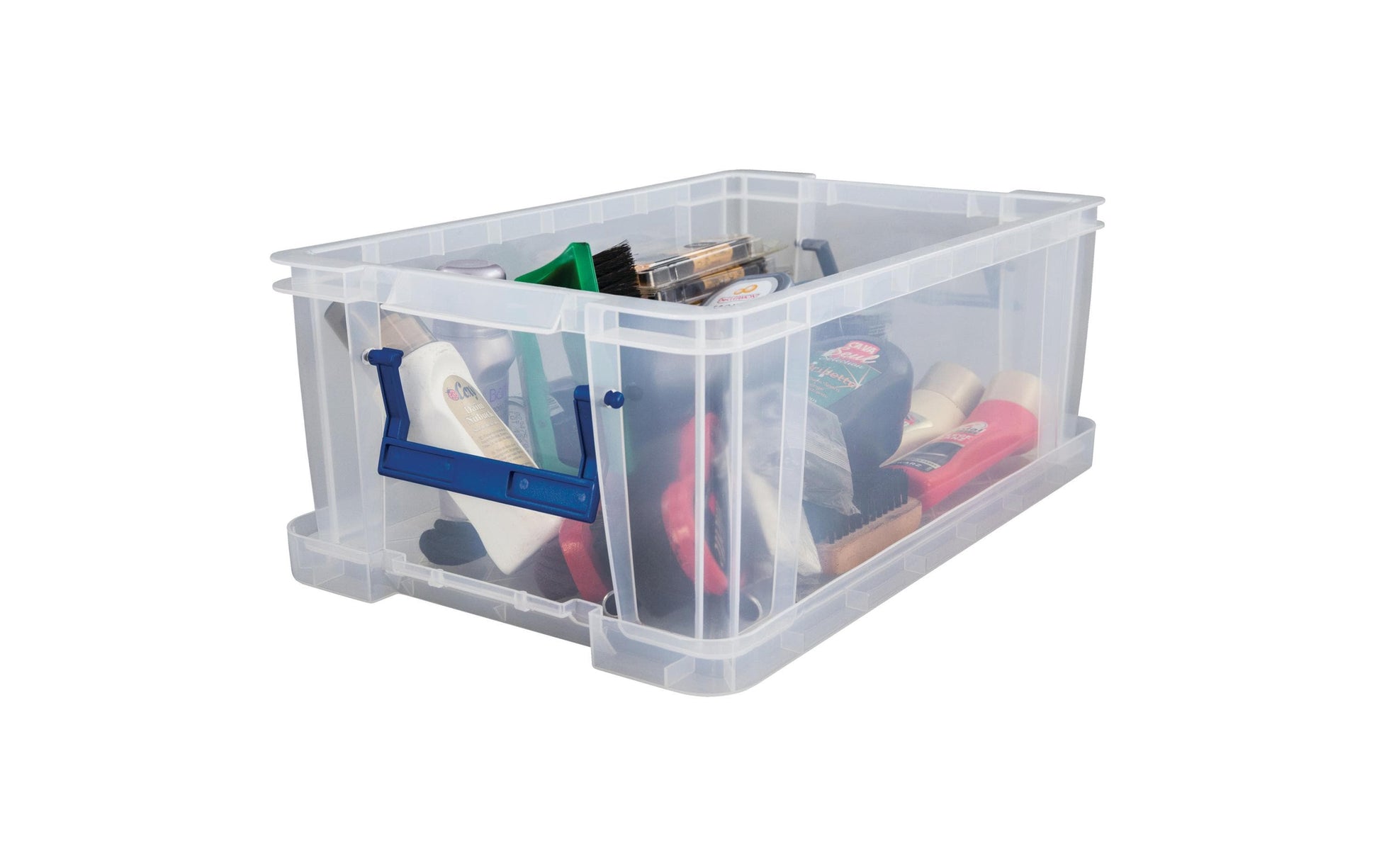 Fellowes ProStore Aufbewahrungsbox 10 L (mit Deckel) – Polypropylen – Transparent – 395 × 155 × 255 mm
