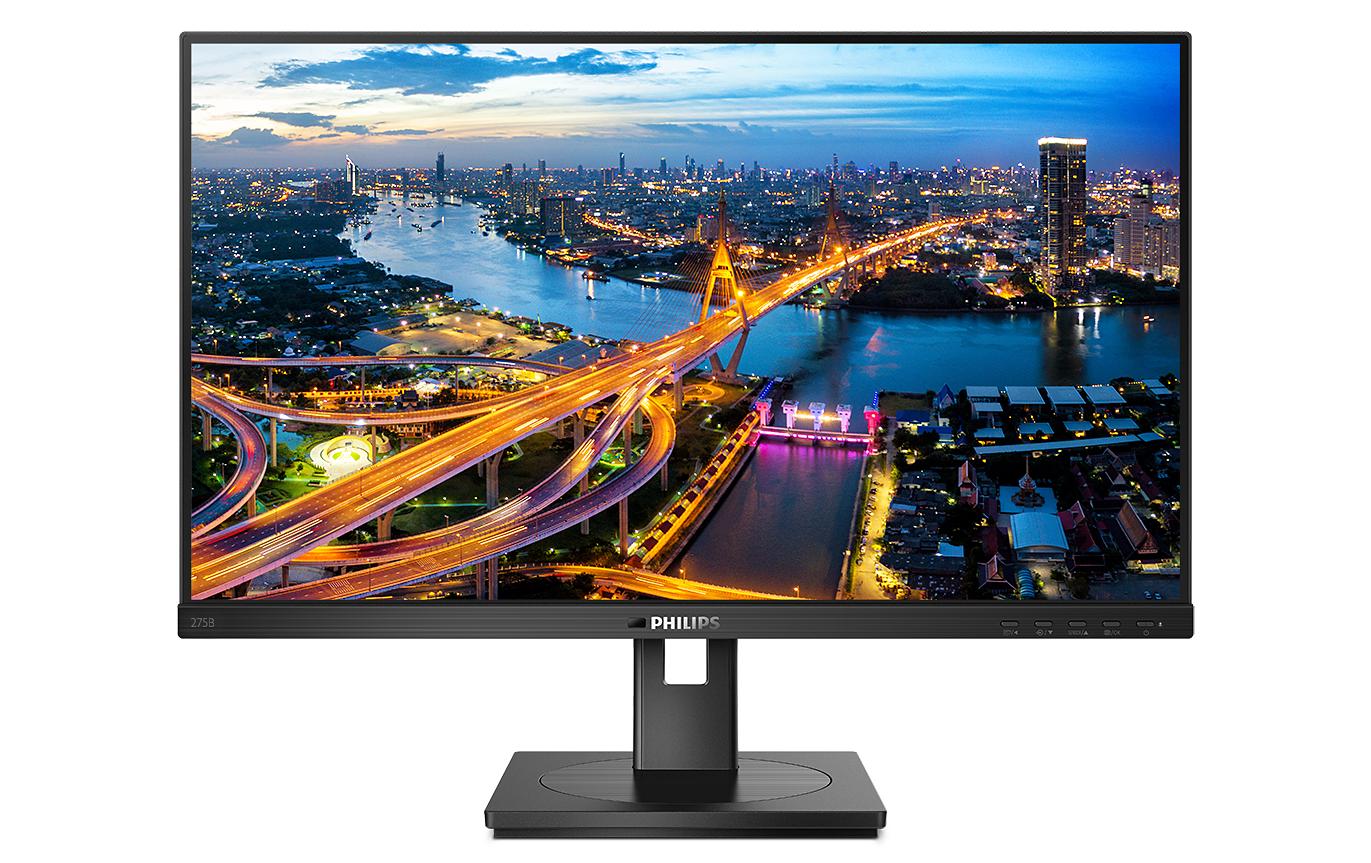 Philips 275B1/00 – Monitor, 27", IPS, 75 Hz, 350 cd/m², Integrierte Lautsprecher, VESA 100 × 100, Schwarz