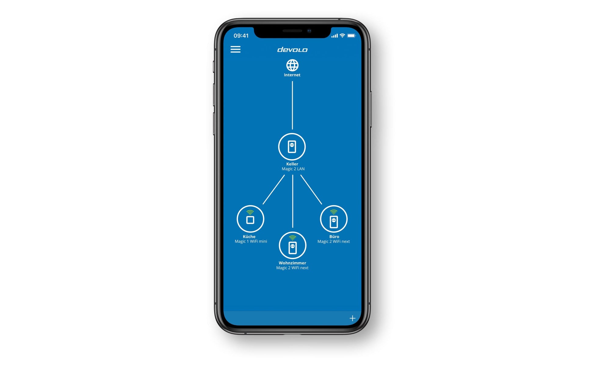 Devolo Magic 1 WiFi mini Powerline-Adapter – Powerline 1200 Mbit/s, Wi-Fi 4 – für devolo Magic