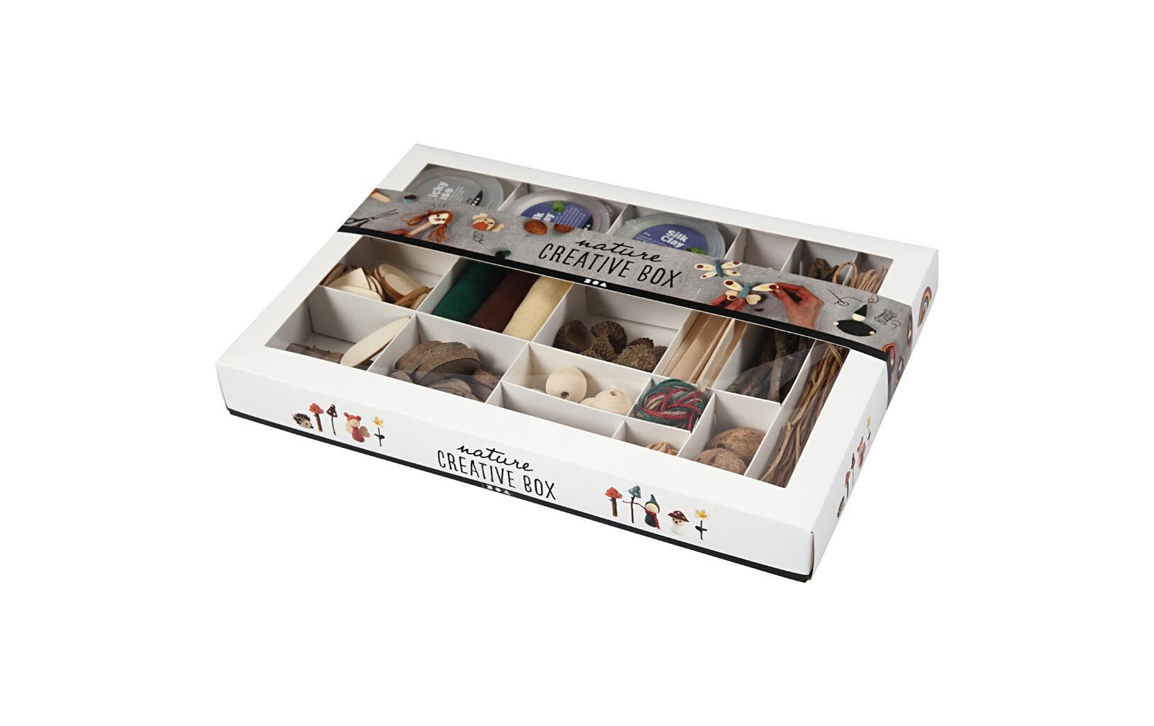 Creativ Company Kreativbox Holz (Birke) – 16-teilig