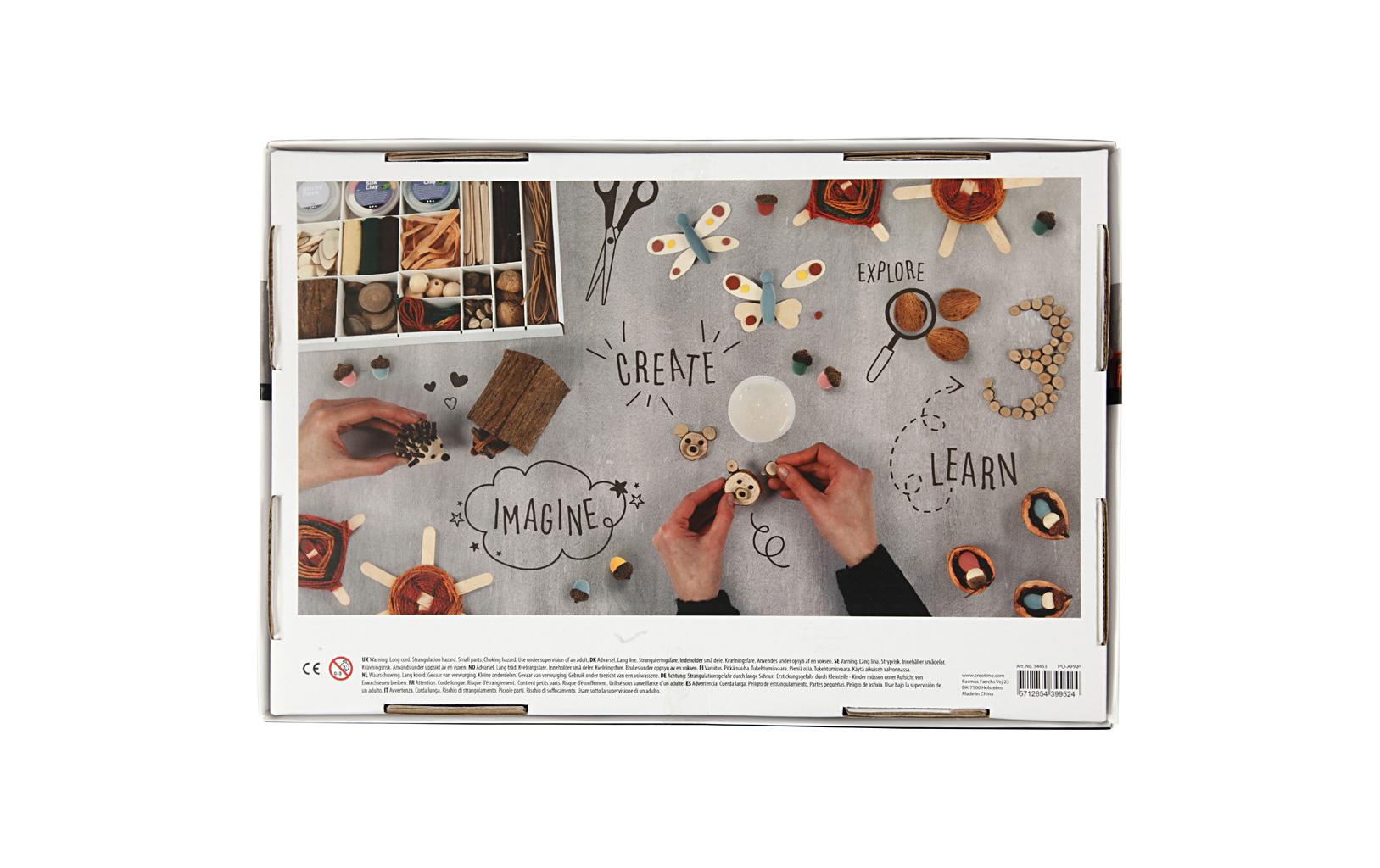 Creativ Company Kreativbox Holz (Birke) – 16-teilig
