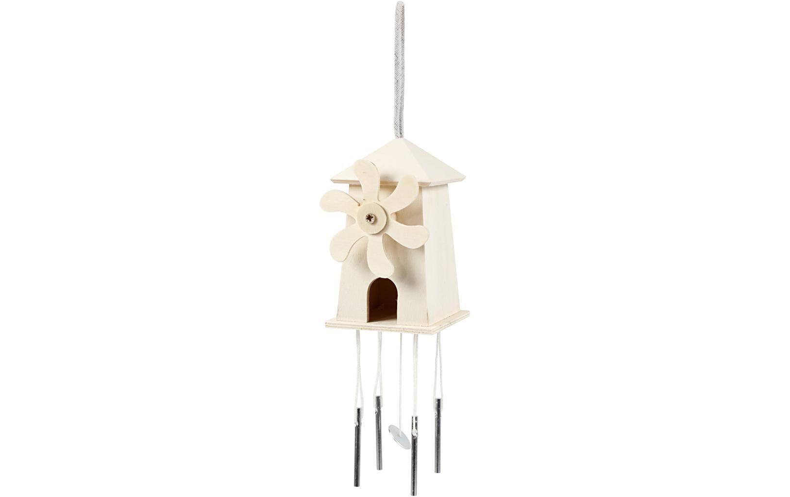 Creativ Company Windspiel – Ø 7 × 12 cm – Holz, mehrfarbig