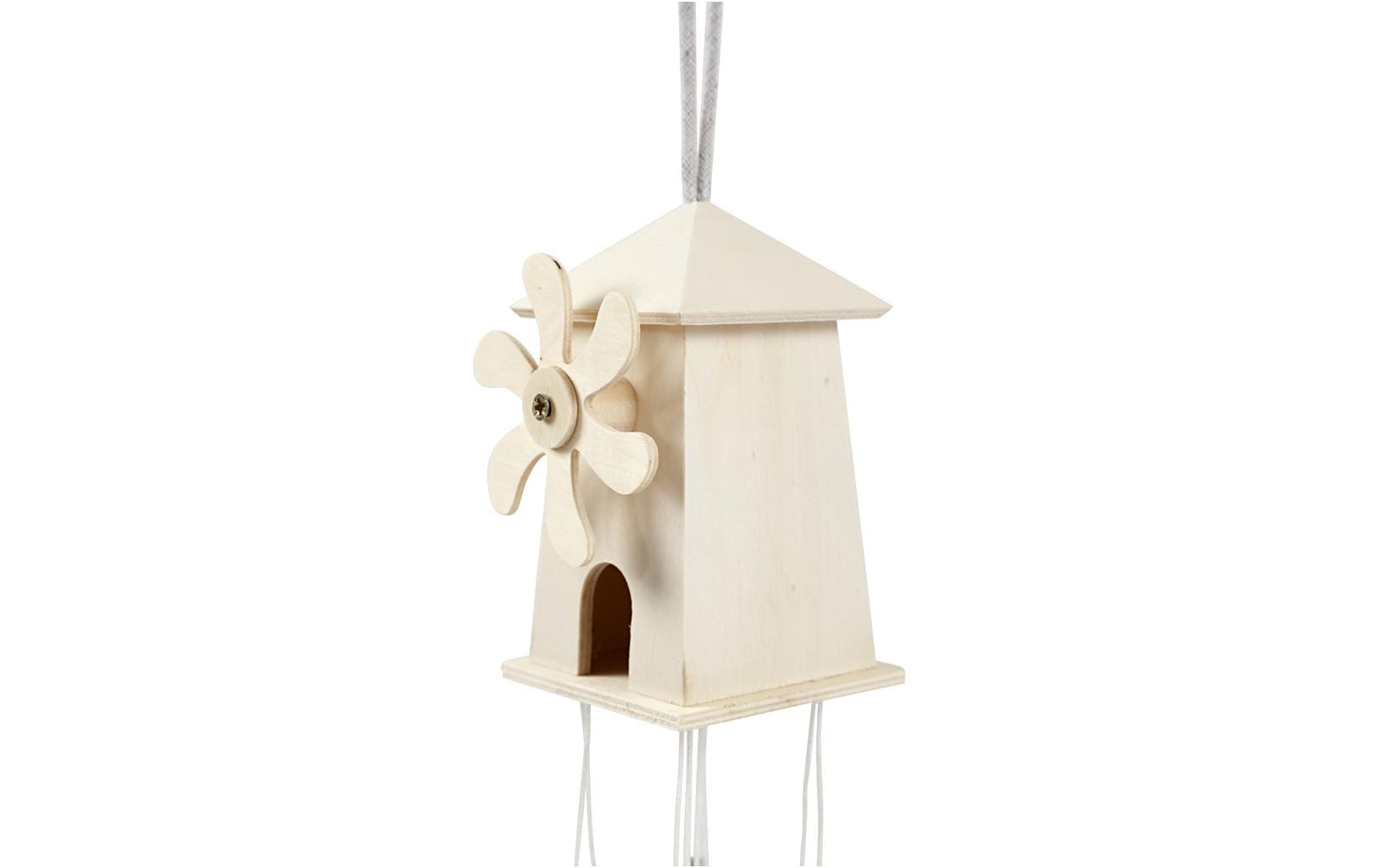 Creativ Company Windspiel – Ø 7 × 12 cm – Holz, mehrfarbig