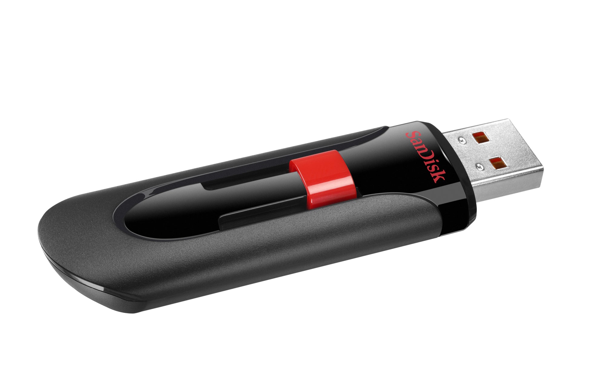SanDisk Cruzer Glide – 256 GB USB-Stick, USB-A, USB 2.0, schwarz/rot