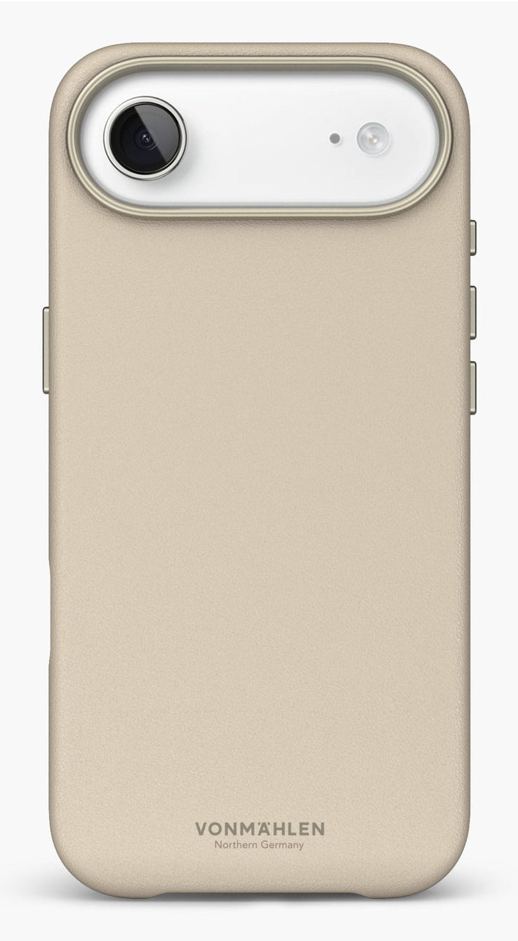 Vonmählen Backcover – für Apple iPhone Air – Creme – Kunstleder