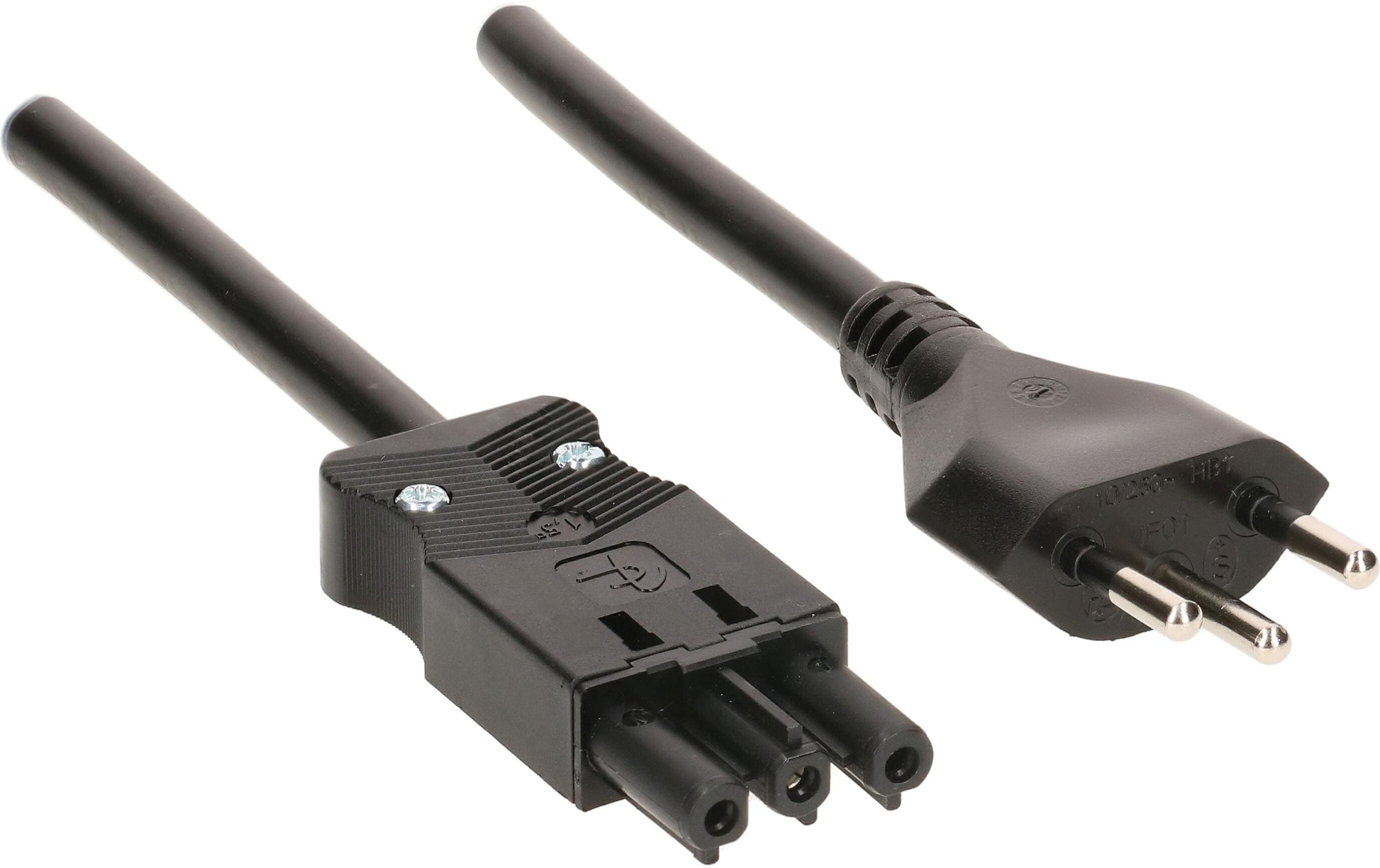 Max Hauri AG Max Hauri Netzkabel – T12–GST18I3, 3 m, 10 A, schwarz