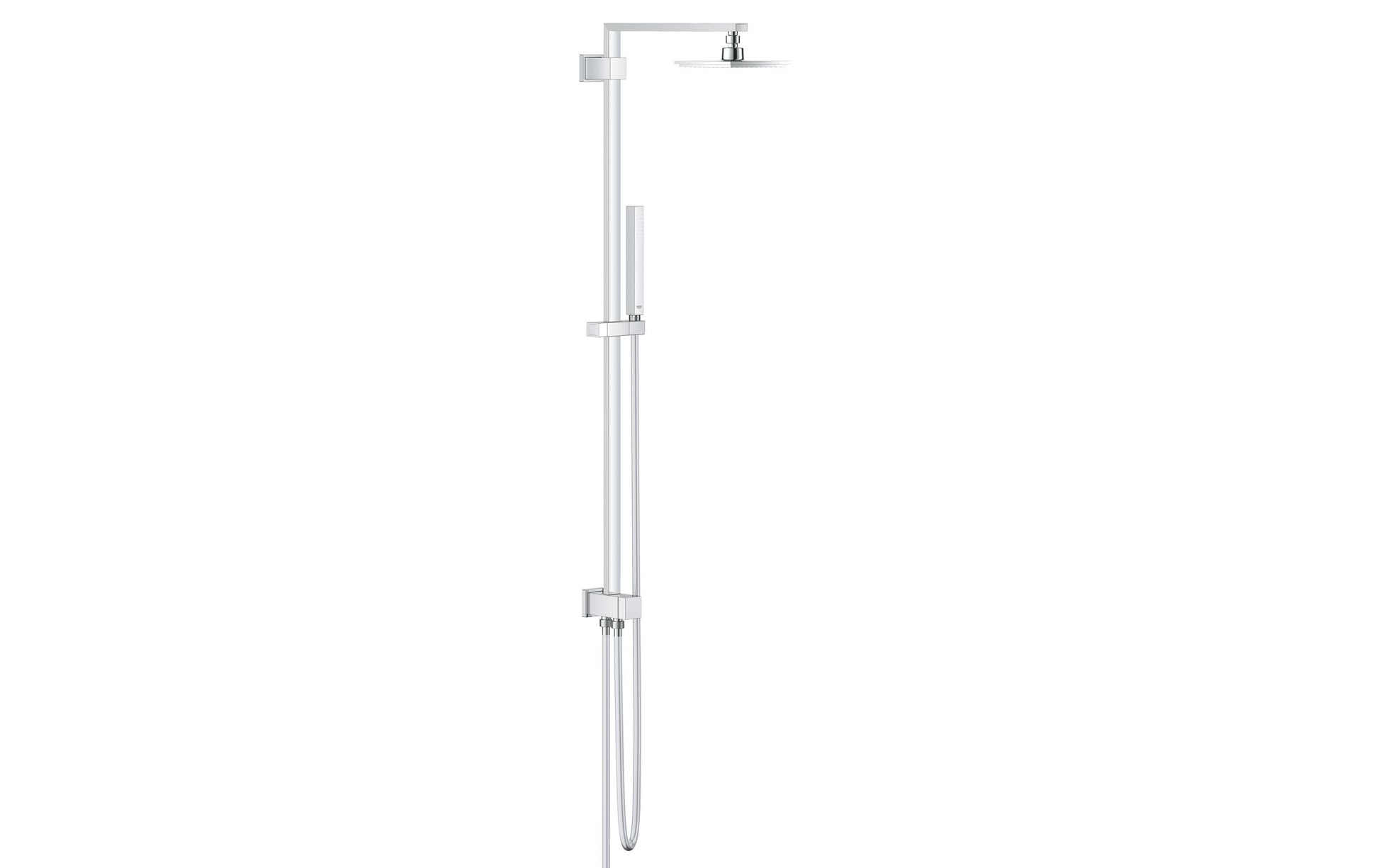 GROHE Duschsystem Euphoria – 175 cm Schlauch, Messing, Wandmontiert, Chrom