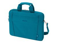 DICOTA Notebook-Tasche bis 14,1" – Handgriff, abnehmbarer Schultergurt – Blau