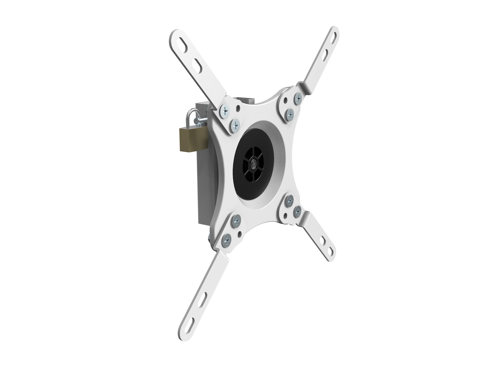 Multibrackets MB-32 – Wandhalterung, neigbar, für 17", VESA 200×200, bis 15 kg, höhenverstellbar, weiss