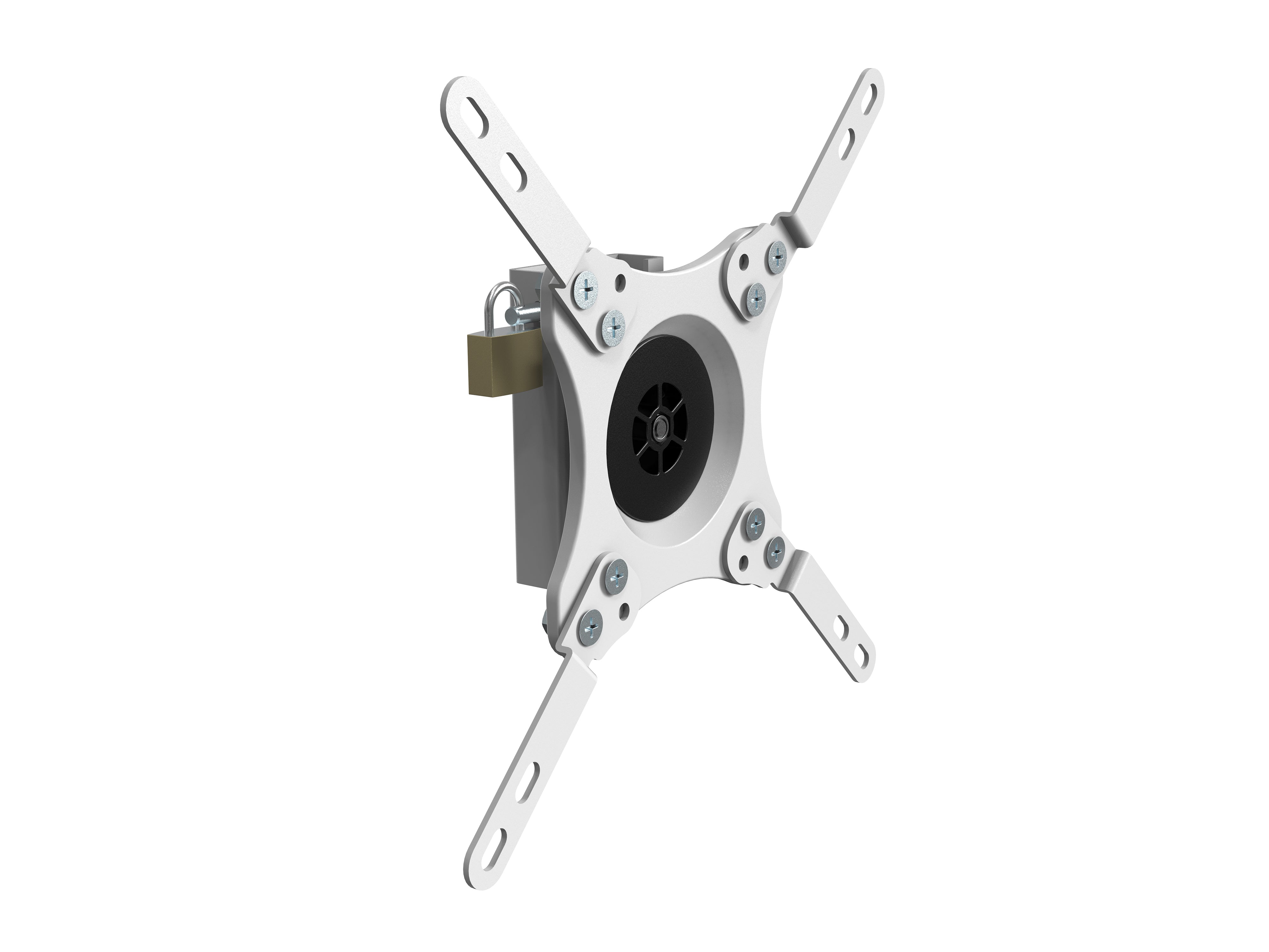 Multibrackets MB-32 – Wandhalterung, neigbar, für 17", VESA 200×200, bis 15 kg, höhenverstellbar, weiss