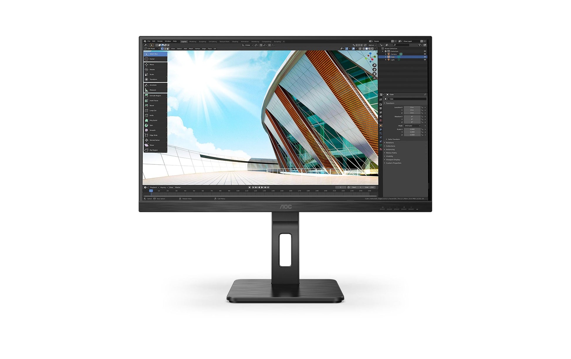 AOC 27P2Q – 27", 1920 × 1080 (Full HD), IPS, 100 Hz