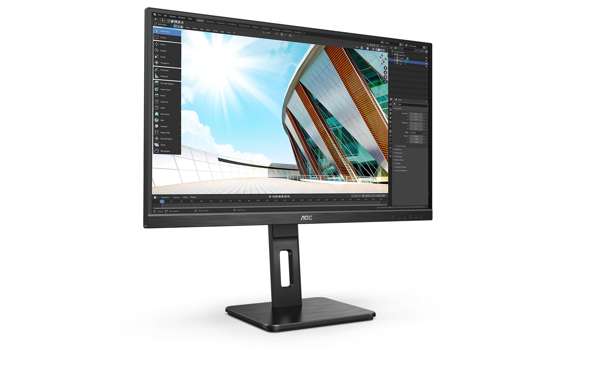 AOC 27P2Q – 27", 1920 × 1080 (Full HD), IPS, 100 Hz
