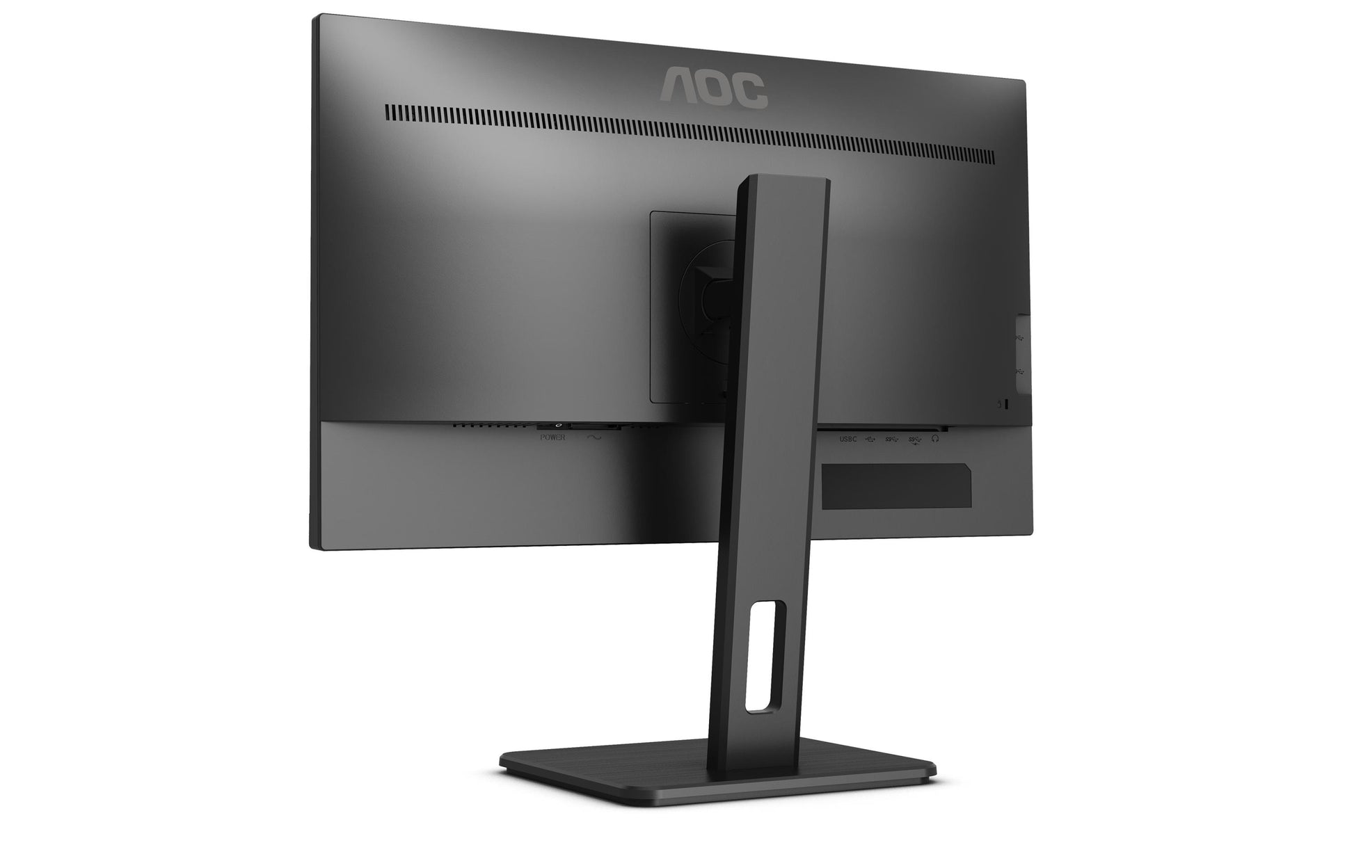 AOC U27P2 – Monitor, 27", 3840 × 2160 (UHD 4K), IPS, 60 Hz, 350 cd/m², VESA 100 × 100, Schwarz