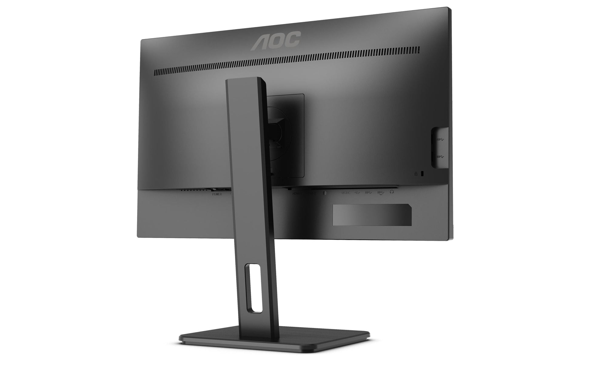 AOC Q24P2Q – Monitor, 23,8", IPS, 75 Hz, 250 cd/m², Lautsprecher, Höhenverstellbar, VESA 100 × 100, Schwarz