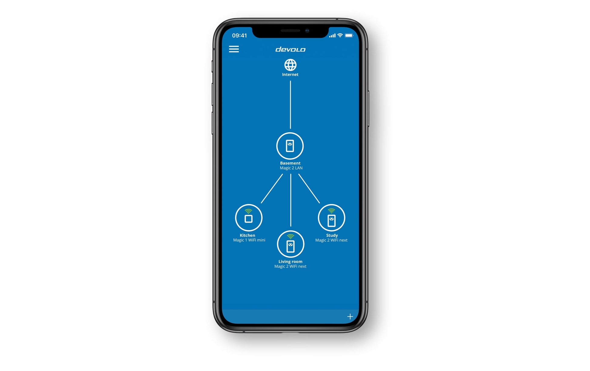 Devolo Magic 2 Wi‑Fi next – Powerline Adapter – 2400 Mbit/s, Wi‑Fi 5 (802.11ac), 2× 1G RJ‑45