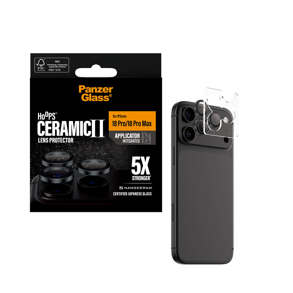 PanzerGlass Displayschutz (Panzerglas), Kameraschutz – für iPhone 18 Pro/Pro Max