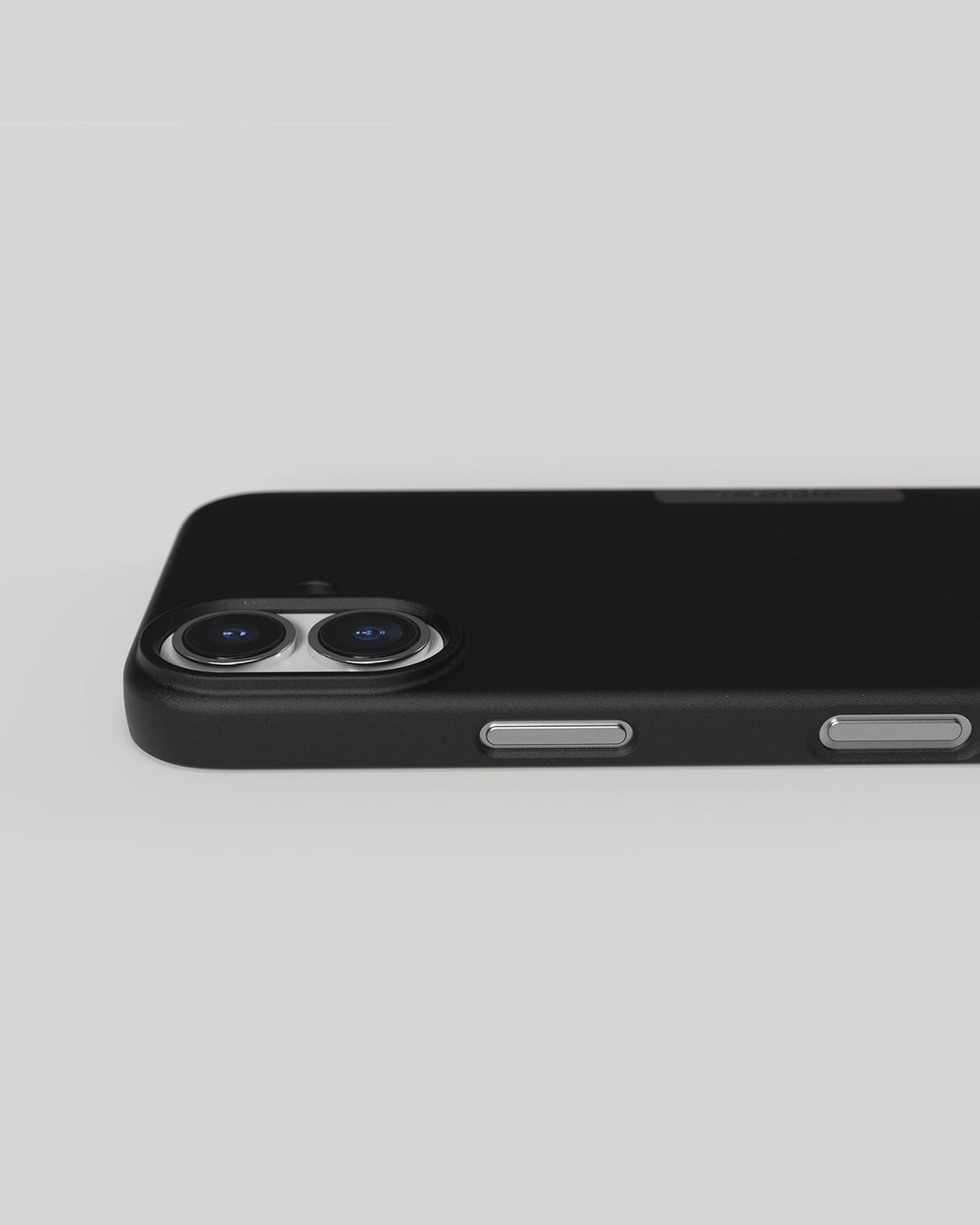 Nudient – Backcover – für Apple iPhone 17 – Schwarz – MagSafe-kompatibel