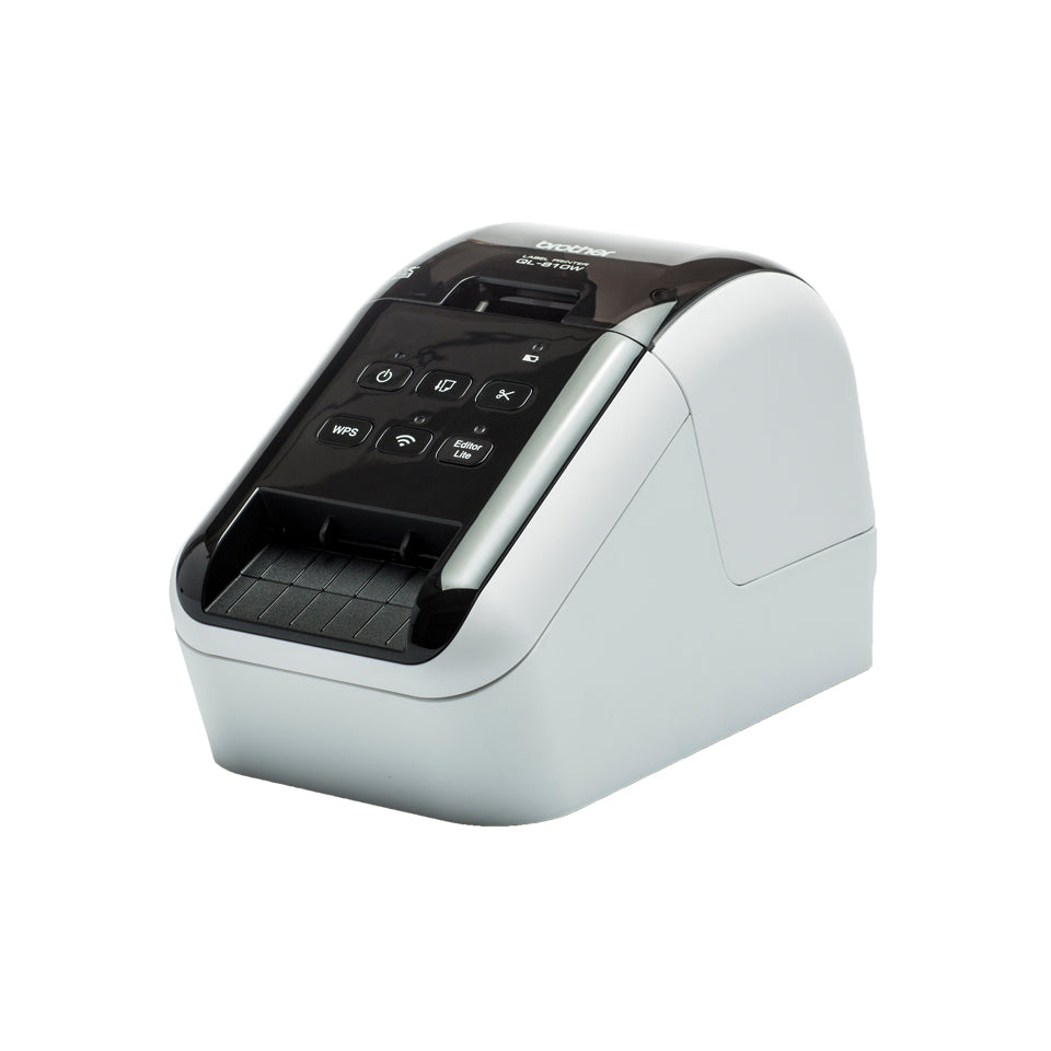 Brother QL-810Wc – Etikettendrucker, Thermodirekt, für DK-Rollen bis 62 mm, 2-farbig, 300 × 600 dpi