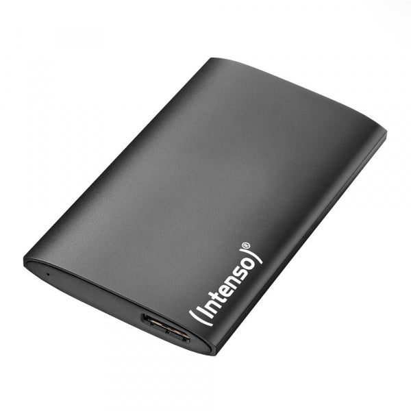 Intenso SSD Premium – 500 GB, USB 3.2 Gen 1 (USB-A), Aluminium, Schwarz