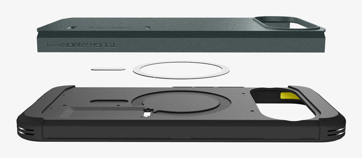 Spigen Tough Armor MagFit Rückcover – für Google Pixel 10/10 Pro, Abyss Grün, bis 1,2 m sturzsicher