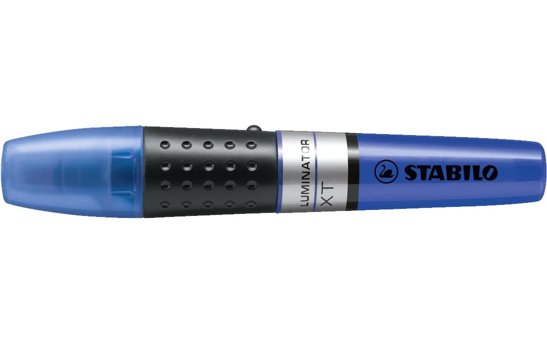 STABILO Luminator Textmarker Blau – Keilspitze, 2–5 mm, auf Wasserbasis