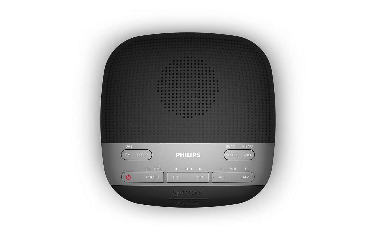Philips TAR3505/12 – Radiowecker – DAB+, Netzbetrieb – Schwarz