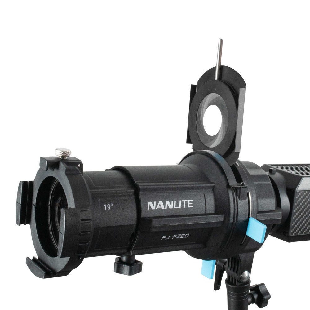 Nanlite Iris-Blende – für FM Mount – Schwarz – 140 × 90 × 8 mm – PJ-FMM-AI